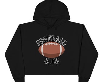 Football Mom Crop Hoodie