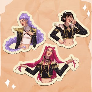 HUNTR/X stickers pack