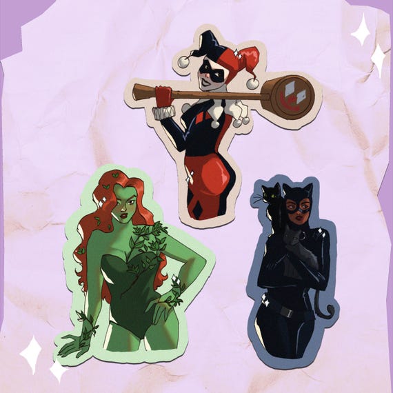 GOTHAM SIRENS stickers pack