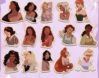 DISNEY PRINCESSES stickers pack