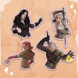 THE WITCHER stickers pack