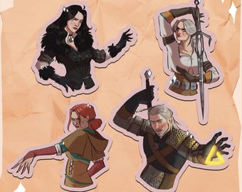 THE WITCHER stickers pack