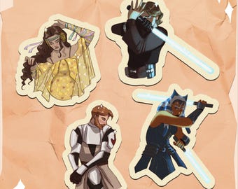 Pack d'autocollants CLONE WARS