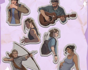 El paquete de pegatinas de The Last of Us