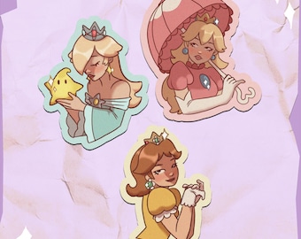 MARIO PRINCESSES stickers pack