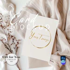 Invito a nozze 5x7 Mockup / Biglietti d'invito per matrimoni, feste / Mockup Canva trascina e rilascia / Inviti, cancelleria / Mockup digitale PSD per saluti / 698