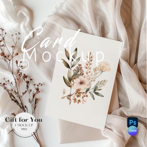 Card Invitation 5x7 Mockup | Cards Wedding Mockups Party |Canva Mock up Drag and Drop | Invite Stationary| Greetings PSD Digital Mockup| 698
