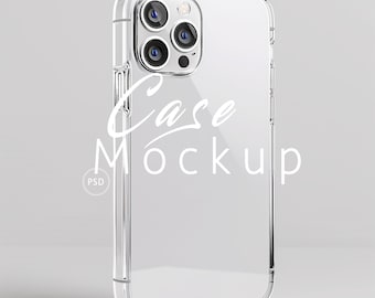 Maqueta de funda transparente para teléfono, maqueta de funda transparente para iPhone 15/maqueta de funda para teléfono, maqueta de Photoshop, objeto inteligente/teléfono, Canva, arrastrar y soltar/674