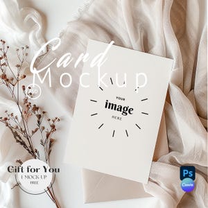 Card Invitation 5x7 Mockup | Cards Wedding Mockups Party |Canva Mock up Drag and Drop | Invite Stationary| Greetings PSD Digital Mockup| 698