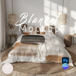 寝具セットのモックアップ、羽毛布団と枕のモックアップ PSD、毛布のモックアップ、寝具のモックアップ Canva ドラッグ アンド ドロップ、枕と毛布のモックアップ Photoshop|144