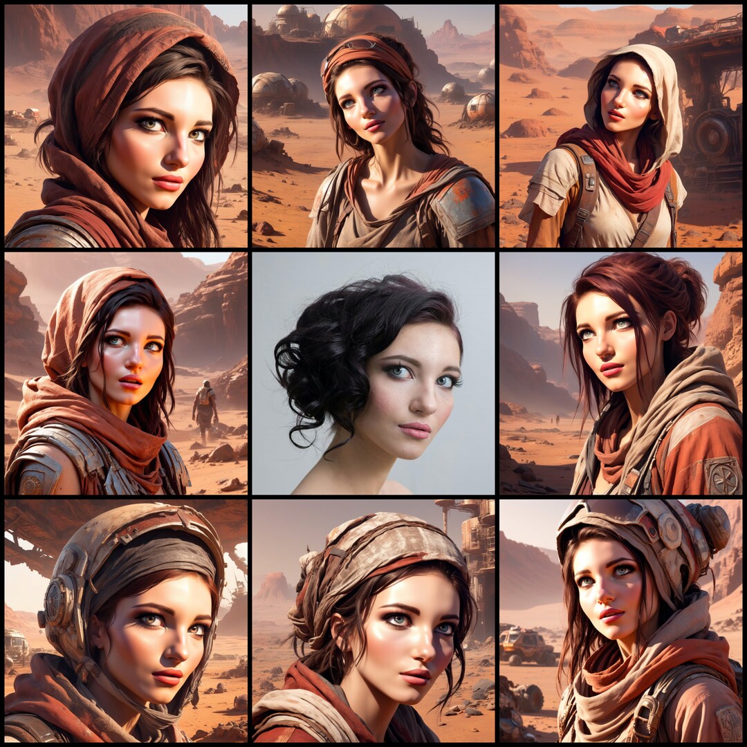 10 Mars Female Profile Pictures / Game Avatar / Social Media Logo ...