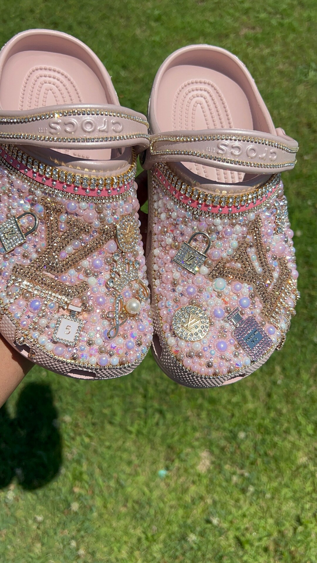 custom bling crocs