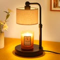 Candle Warmer Lamp with Timer & Bulbs: Flameless Home Fragrance