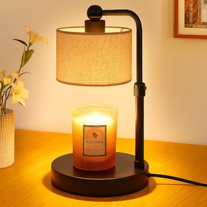 Candle Warmer Lamp with Timer & Bulbs: Flameless Home Fragrance