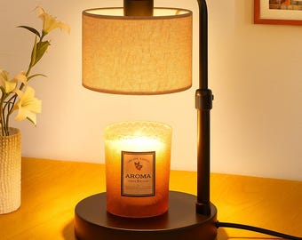 Candle Warmer Lamp with Timer & Bulbs: Flameless Home Fragrance