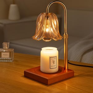 Candle Warmer Lamp with Timer & Dimmable Light: Flameless Home Fragrance
