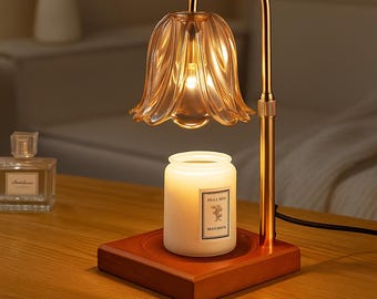 Candle Warmer Lamp with Timer & Dimmable Light: Flameless Home Fragrance