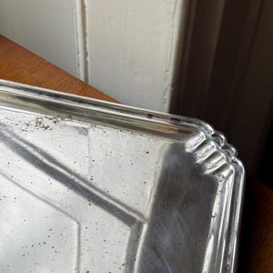 Antique Silverplated Art Nouveau Tray, Antique Silver