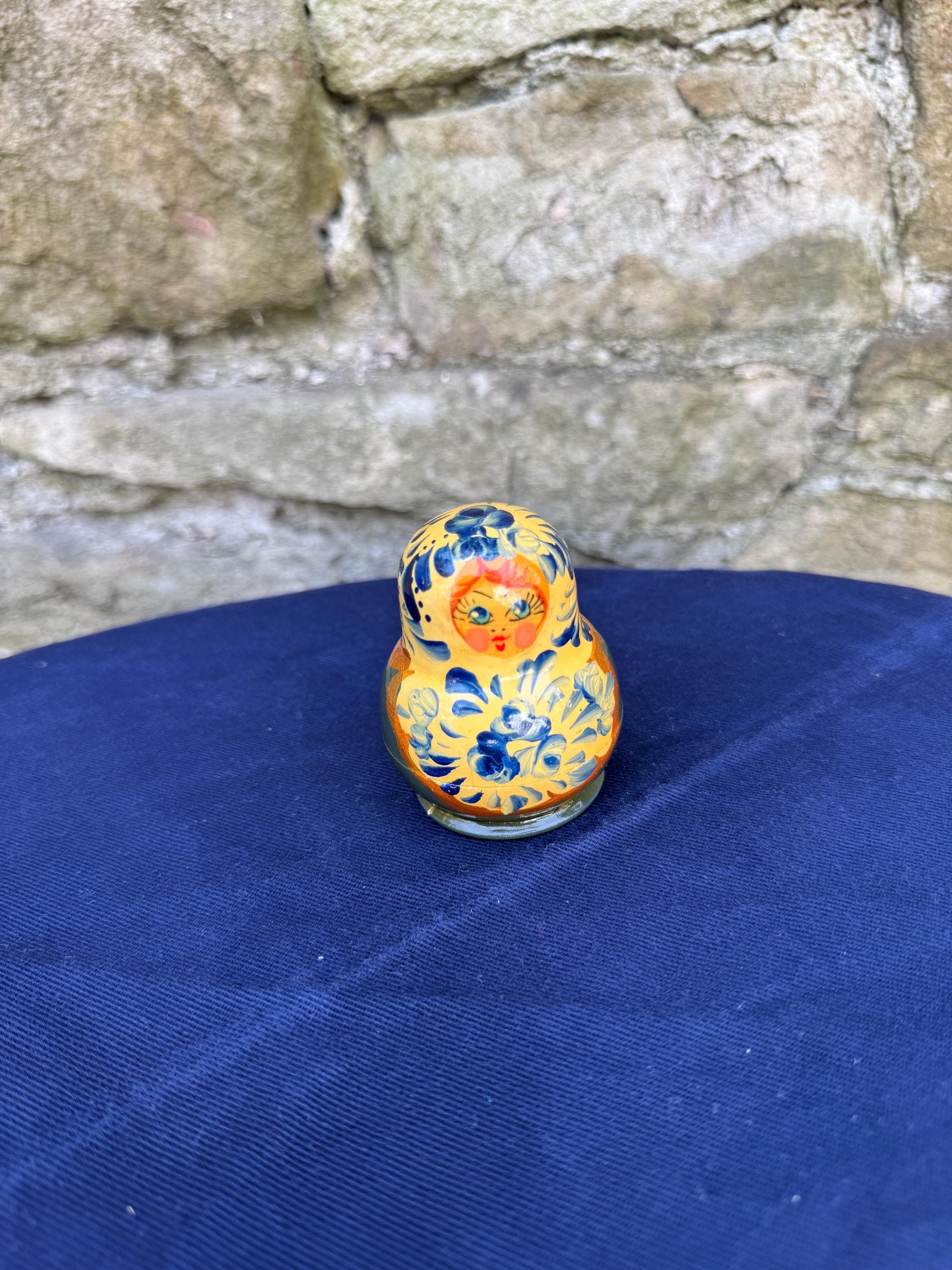 Russian Dolls, Matrushka Figures, Vintage Handmade, Children's Room ...