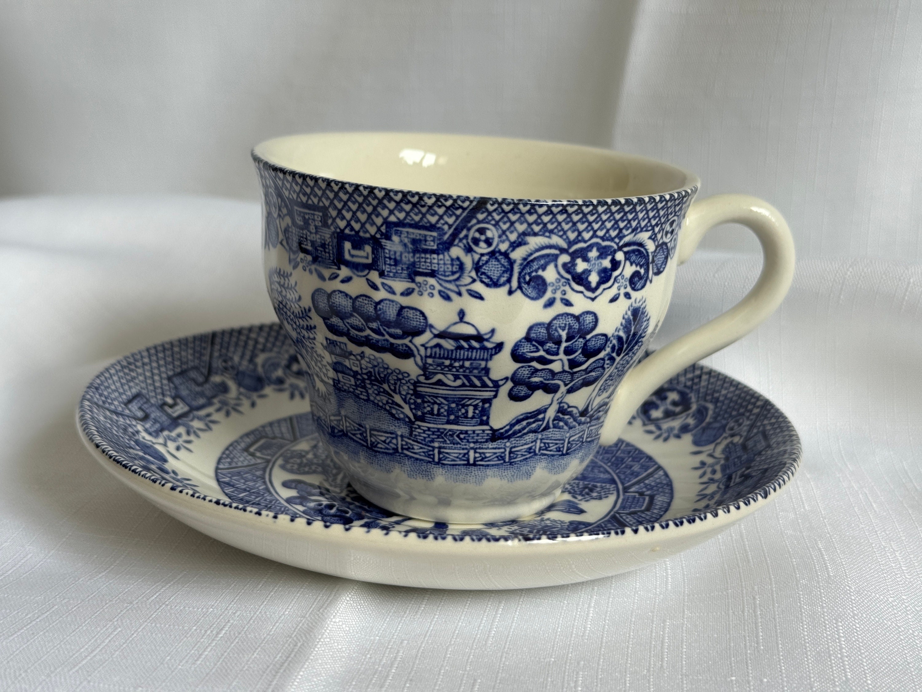 スポードのウィローパターン皿 スポードのウィローパターン皿spode willow pattern スポードウィロー