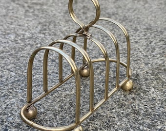 Porte-pain grillé vintage en métal argenté, design Art nouveau