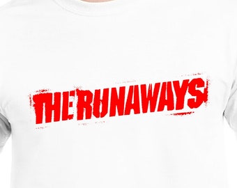 The Runaways Joan Jett T-shirt Blackhearts Gildan Softstyle Tshirt logo punk rock and roll cadeau amusant T-shirt punk rock des années 70, 80 et 90