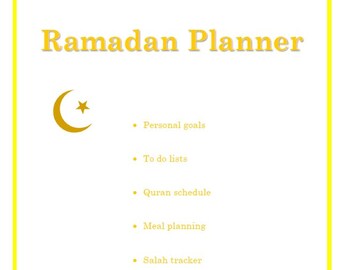 Agenda Ramadan Jaune/Jaune