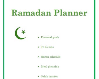 Agenda Ramadan Vert/Vert