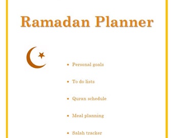 Agenda Ramadan Orange/Orange