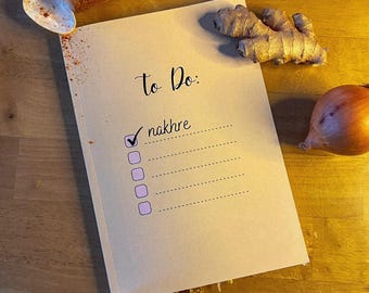 Punjabi grafisch notitieboek | Desi briefpapiercadeau, gelinieerd dagboek