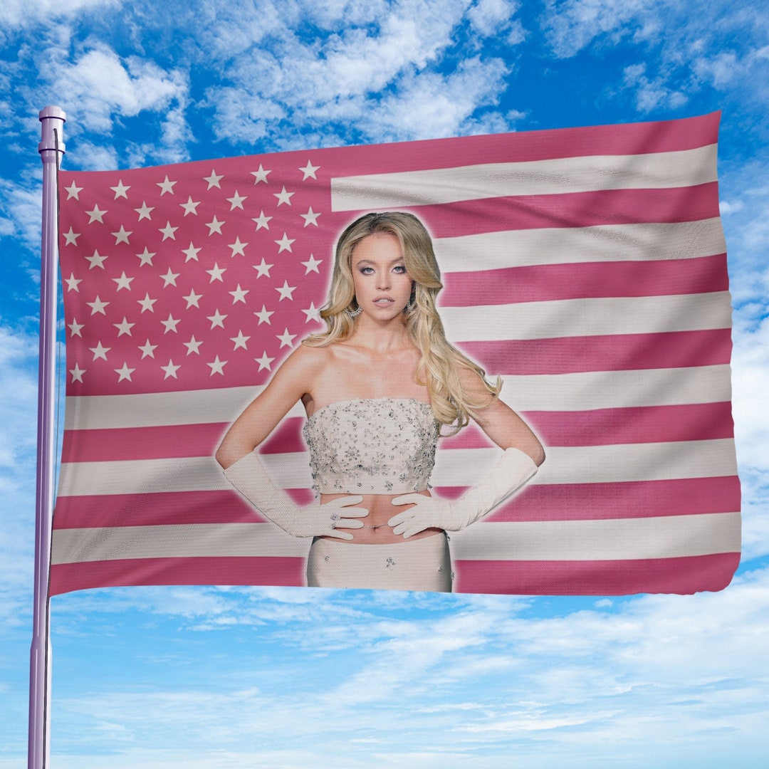 Sydney Sweeney Flag, 3x5 Ft, Sydney Sweeney Wall Decor, Flag for Dorm