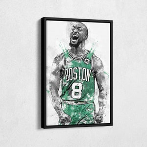 Kemba Walker Poster Boston Celtics Basketball Hand Made Posters Canvas Print Wall Art Home Decor