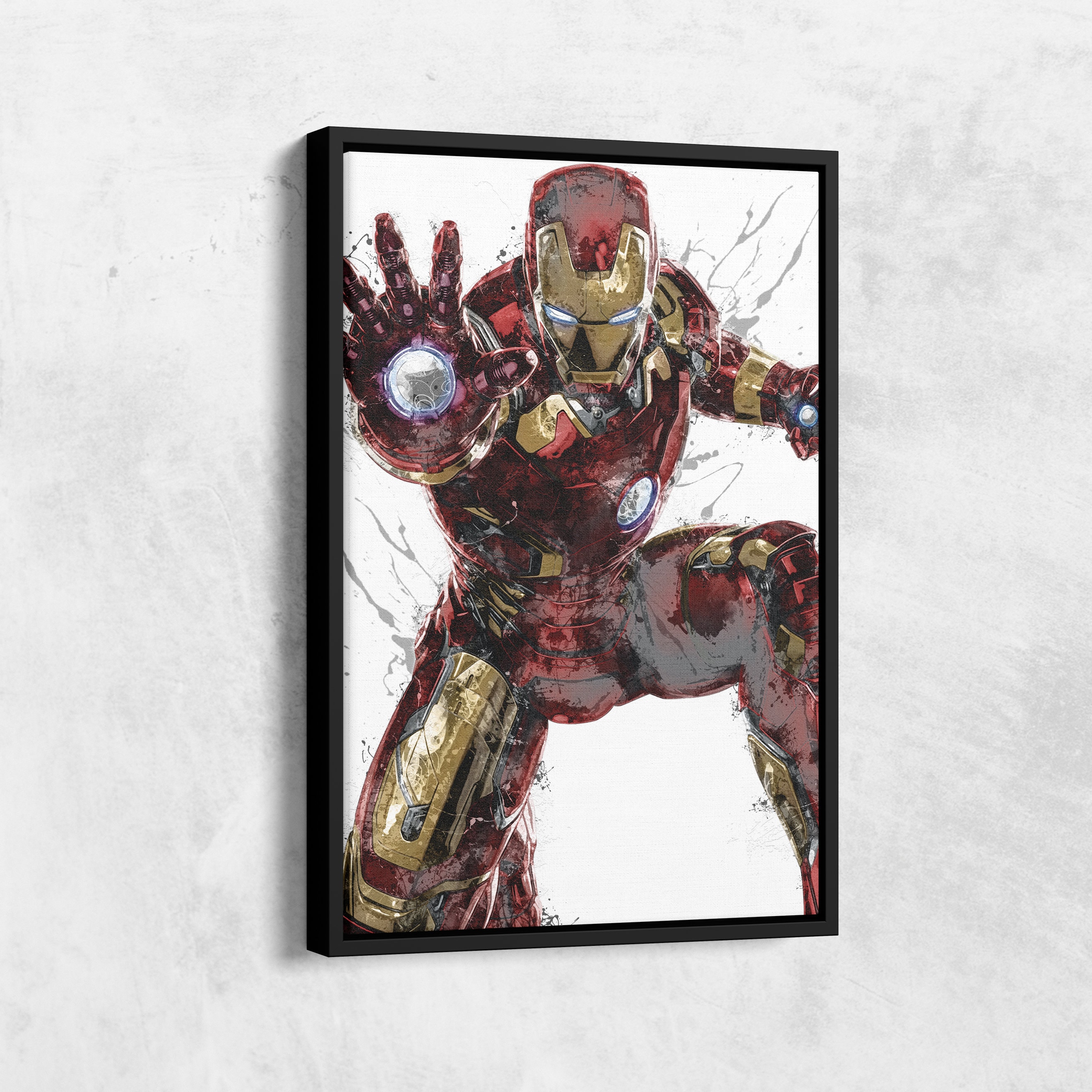 Iron Man Poster Marvel Superhero Comics Painting Hand Made Posters ...
