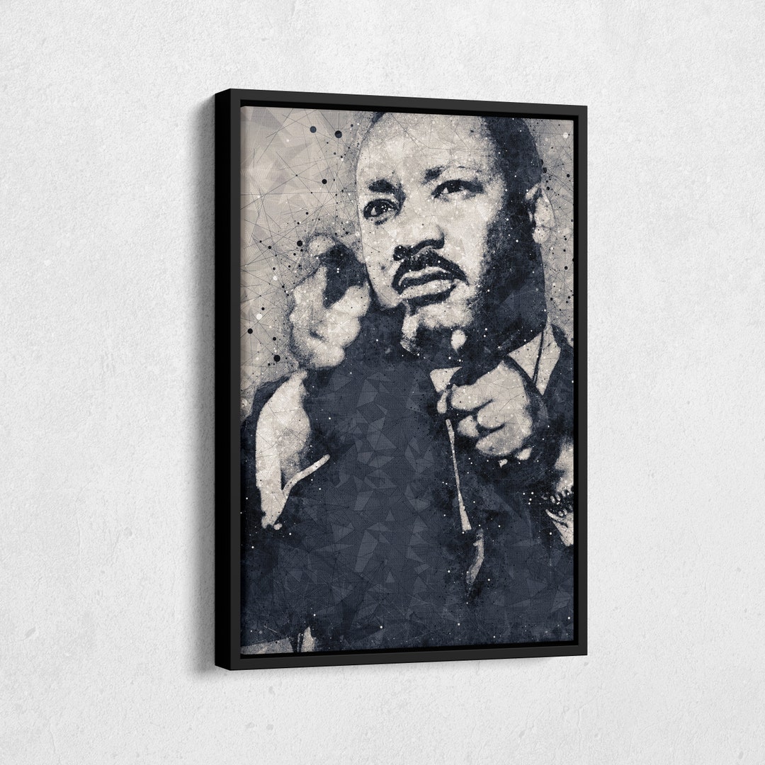 Martin Luther King Jr Poster Civil Rights Activist Geometrical Art martin-luther-king-jr-poster-civil-rights-activist-geometrical-art