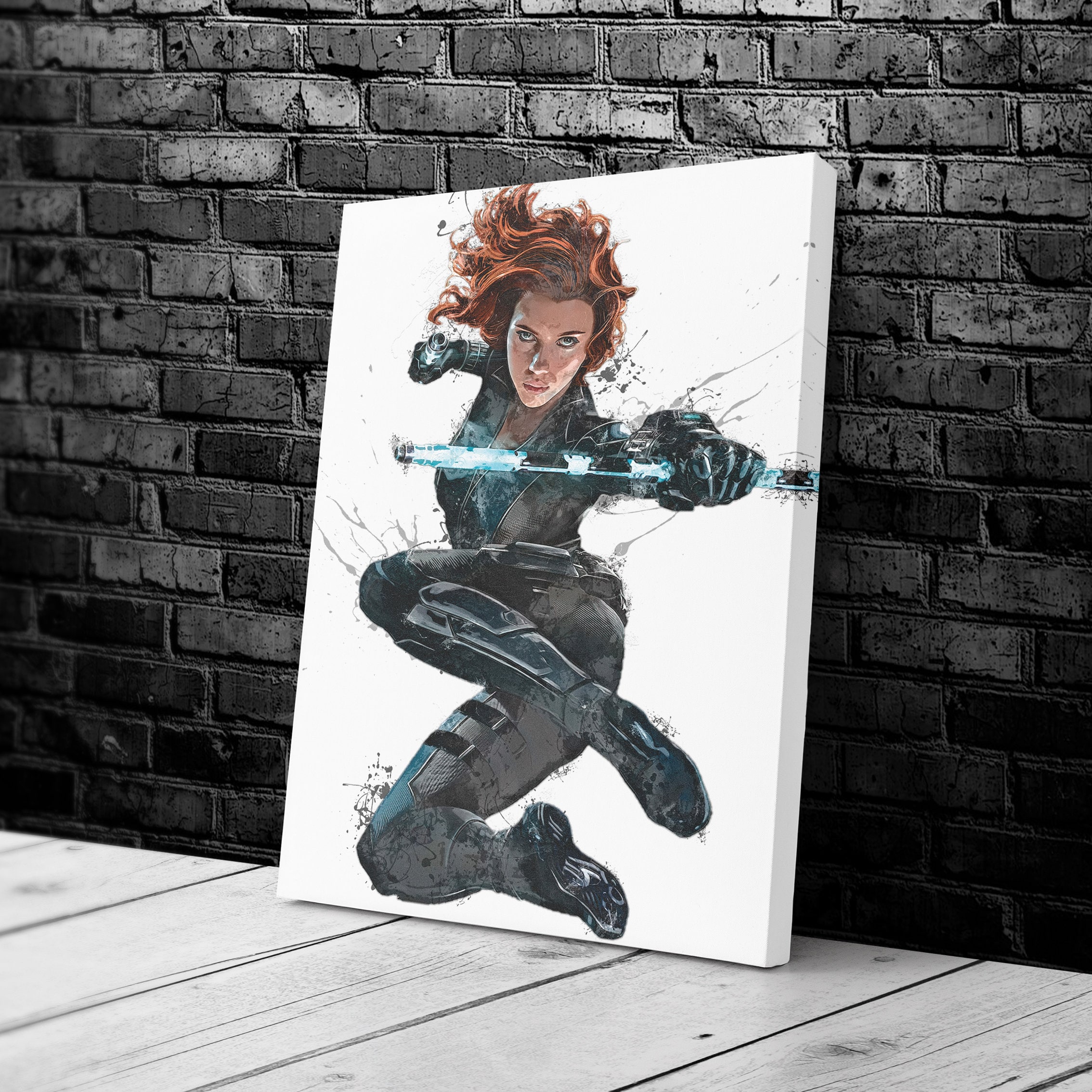 Black Widow Poster Marvel Superhero Comics Painting Hand Made Posters ...