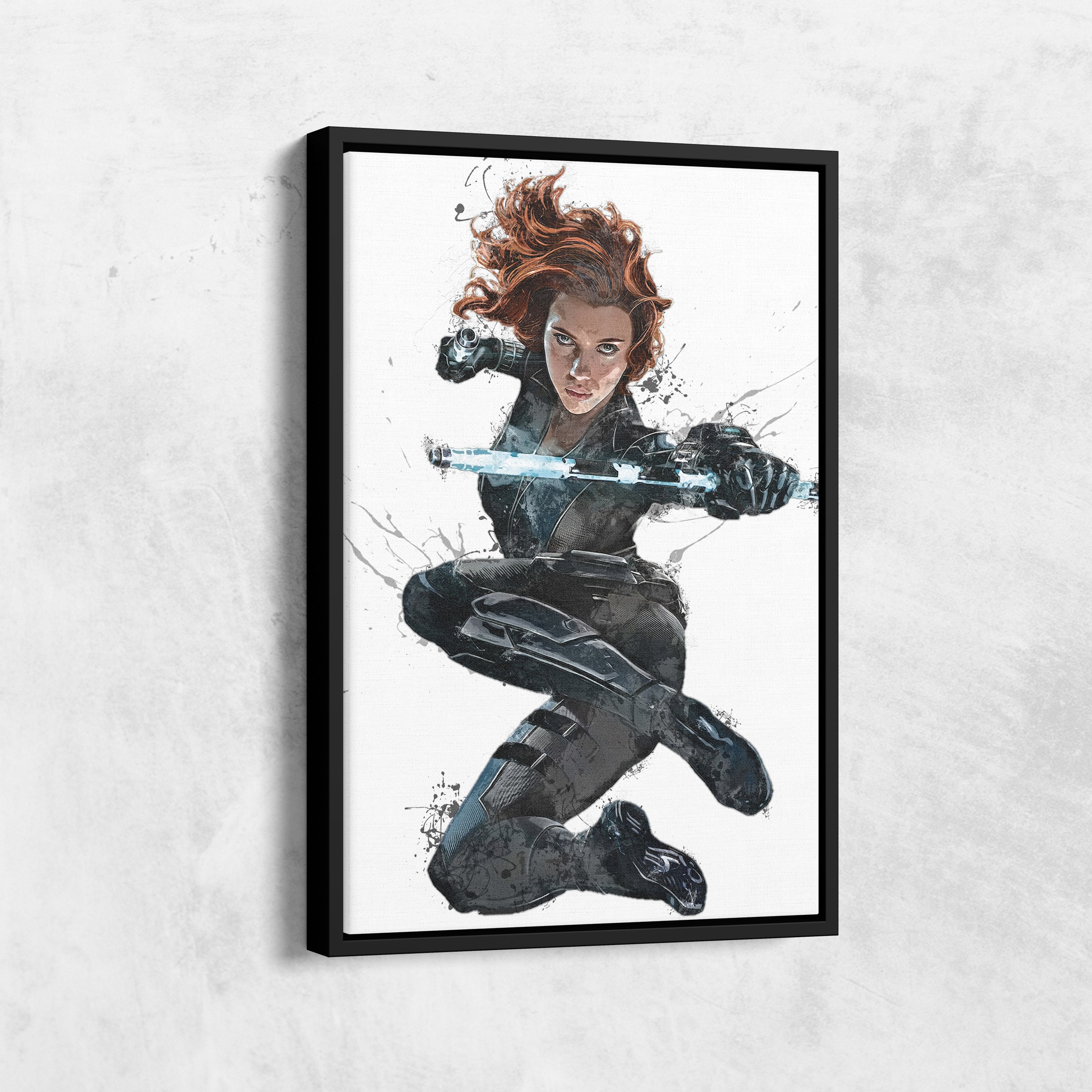 Black Widow Poster Marvel Superhero Comics Painting Hand Made Posters ...