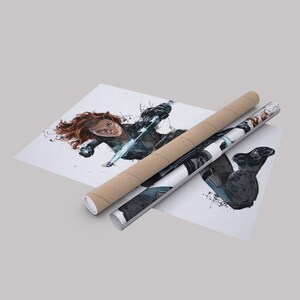 Black Widow Poster Marvel Superhero Comics Painting Hand Made Posters ...