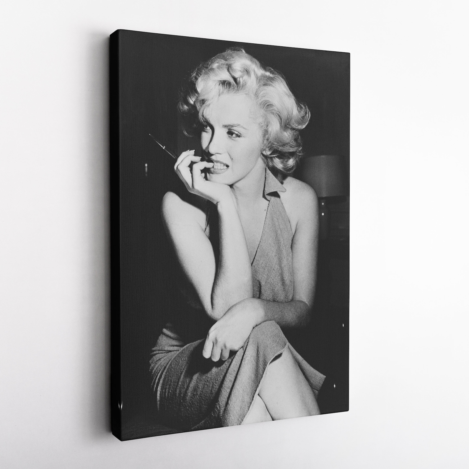 Marilyn Monroe Poster Black and White Actress Model Singer Hand Made ...