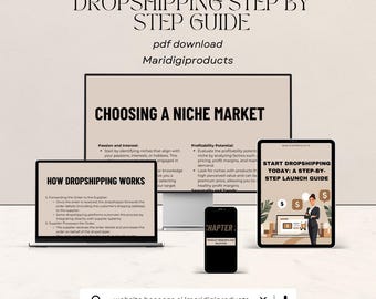 Dropshipping Launch Guide: Beginner 39-Page PDF (Digital Download)