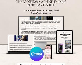 Vending Machine Biz Starter Guide + Canva Template