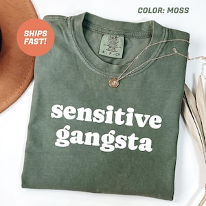 Sensitive Gangsta Shirt, Amaya Papaya Quote Shirt, Meme Tee, Mom To Be Gift,Funny Quote, Love Island Shirt, Huda Shirt, I&#39;m a Mommy Mamacita