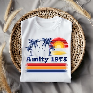 Comfort Colors® Jaws Amity 1975 shirt, Amity Island shirt, Amity Island 1975 png, Amity Island Svg, Amity Island T-shirt, Amity Island shirt cadeau