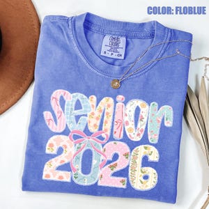 Comfort Colors® Coquette Lace Graduation Senior 2026 Shirt, Class of 2026 Tee, Graduate 2026 Shirt, High School Senior Shirt, Senior Mom Tee