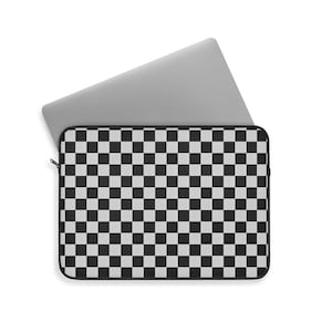 Checkered Laptop Sleeve, Macbook Air, Ipad, Macbook Pro, Travel Case, Carrying Case, Soft Protective Computer Sleeve | BLNK