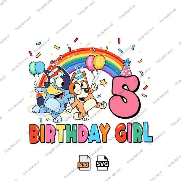 Bluey Geburtstag PNG, Geburtstagskind Png, Bluey Png, Bluey Png-Datei, Bluey Party Png, Bluey Familie Png, Bluey Hunde Png