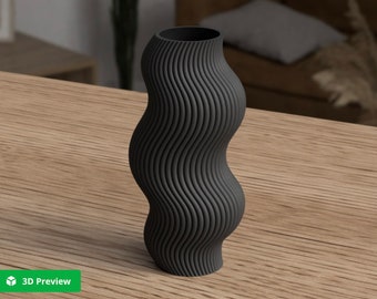 Moderne kurvige Vase