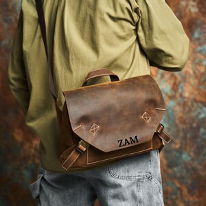Sac bandoulière en cuir pour homme, sac bandoulière, sac poitrine, sac messager, sac à main homme, sac bandoulière, sac de voyage, cadeaux d'anniversaire personnalisés pour lui elle