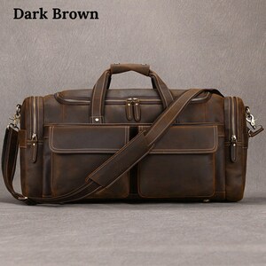 Leder Seesack Herren, Weekender Tasche, Leder Reisetasche, Gepäcktasche, Ledertaschen, große Handtasche, Geschenk für Ihn Sie