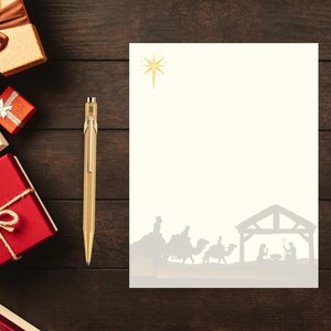 La Natividad, papelería navideña imprimible, archivos de diseño para descarga digital