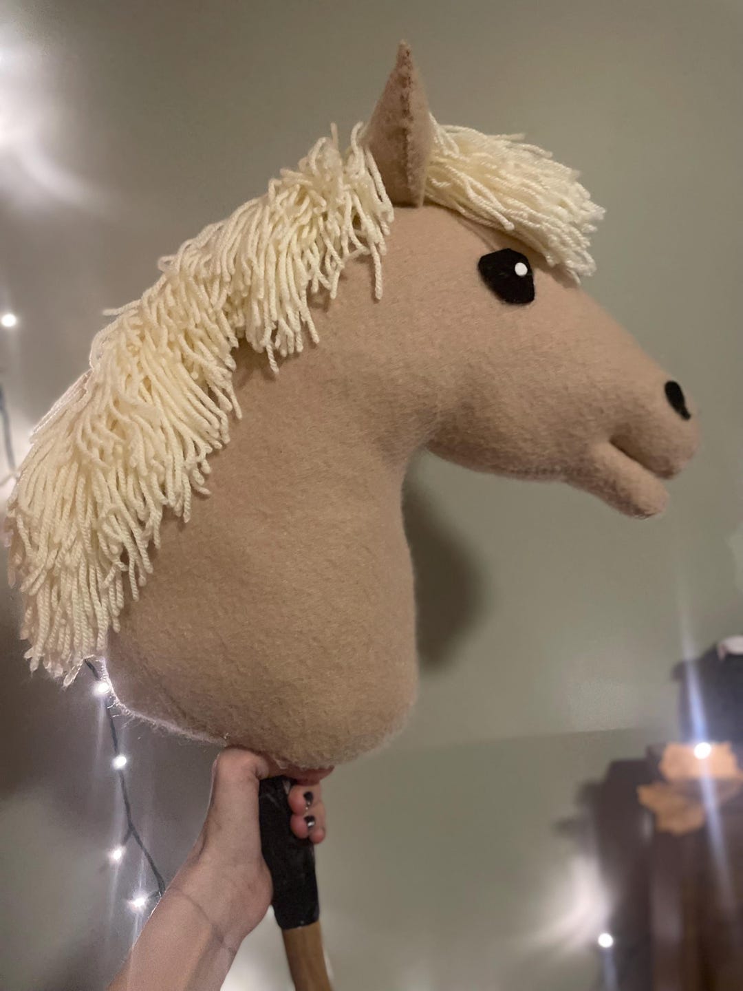 White or Palimino Hobby Horse A3 or A4 - Etsy
